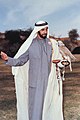Image 19Zayed bin Sultan Al Nahyan was the first president of the United Arab Emirates and is recognised as the father of the nation. (from History of the United Arab Emirates)