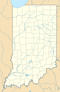 Map showing the location of Harrison–Crawford State Forest