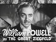 William Powell as Ziegfeld
