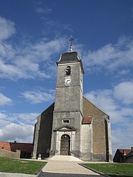 The church in Saint-Hilaire