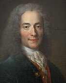 Voltaire (François-Marie Arouet, 1694–1778), Porträt von Nicolas de Largillière