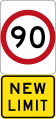 New 90 km/h Speed Limit (used in Victoria)