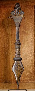 Ceremonial Arawak baton from Cabinet of Curiosities (17th–18th century)