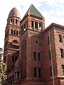 The Bexar County Courthouse by James Riely Gordon is a work of Romanesque Revival architecture from 1892.