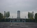 Der zum Stadiongelände gehörende Turm wurde 2008 abgerissen (2002)