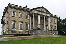 Mansion house in countryside