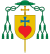 Coat of arms of Bishop Nicolas Steno. The cross symbolizes faith and the heart, the natural sciences.