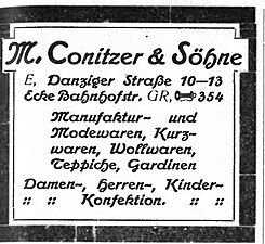 Avertisment Conitzer 1925