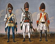 Grenadiers, Hungarian Infantry Regiments Haller, Bethlen and an unidentified Infantry Regiment