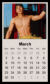 A firefighter calendar