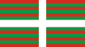 Original proposed flag to represent the entire Basque Country.