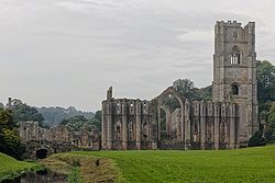 Fountains Abbey, North Yorkshire (c. 1132)