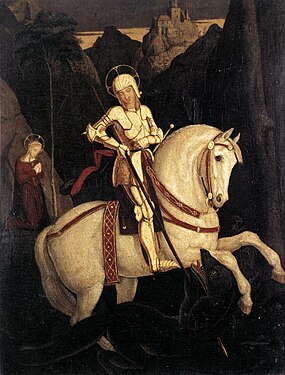 St. George and the Dragon by Franz Pforr, 1807.