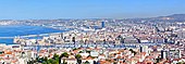 View of Marseilles, the largest city in Occitania.