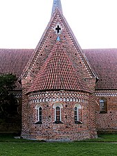 Apsis der Dorfkirche Vietlübbe