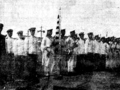 Korean People's Navy unit stands in formation, 1950.png