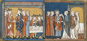 Painting of Henry and Louis IX