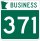 Trunk Highway 371 Business marker
