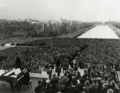 Image 62The April 9, 1939, concert by Marian Anderson, facing east from the Lincoln Memorial (from National Mall)