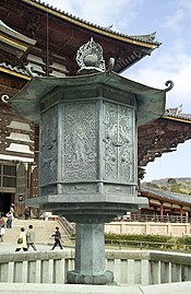 8th century bronze lantern at Tōdai-ji (National Treasure)