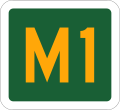 Alphanumeric route shield (used on motorways in the Australian Capital Territory