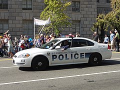 PSPD Cruiser escorting Occupy DC Protesters - 2011