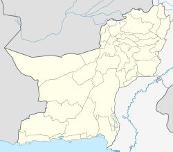 Panjgur is located in Balochistan, Pakistan