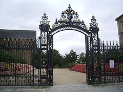 Main gate of the parc du Thabor