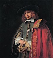 Porträt einer Frau, möglicherweise Anna Wijmer und Porträt des Jan Six, Rembrandt van Rijn, heute in der Collectie Six