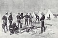 Roasting the Christmas Beef, Frederic Remington, Harper's Weekly, 24 December 1892