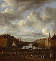 Jacob van Ruisdael View of the Dam and Damrak at Amsterdam (1670s)