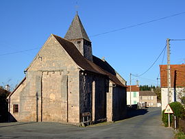 The church in Saint-Silvain-Bas-le-Roc