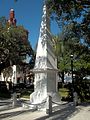 Constitution of 1812 monument in St. Augustine, Florida. This obelisk was erected when the city was the capital of the Spanish Florida.