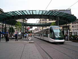 Homme de Fer station, located near the Place Kléber