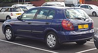 2003 Nissan Almera S 5-door (UK; facelift)