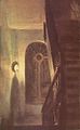 Treppenflur bei Nachtbeleuchtung von Adolph Menzel, 1848