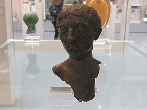Female bust from the silver plate (British Museum)