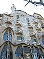 Art Nouveau: Antoni Gaudí, Casa Batlló, Barcelona, 1906