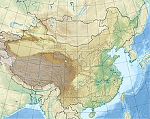 Reliefkarte: Volksrepublik China