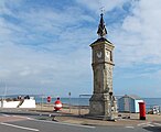 The Clock Tower at Shanklin Esplanade, Isle of Wight, erected to commemorate the Diamond Jubilee of Queen Victoria in 1897