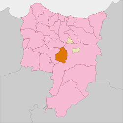 Location of Midar in Driouch Province
