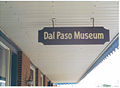 Entrance to Dal Paseo Museum in Lamesa, located in a former hotel