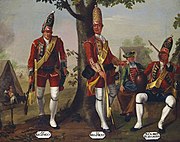 Grenadiers, 19th and 20th Regiments of Foot, and 21st Royal North British Fusiliers