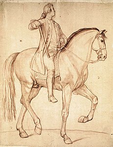 Study for the Equestrian Statue of Louis XV, c. 1750, Louvre