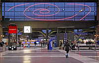Fibonacci numbers in the Zürich Hauptbahnhof.