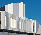Fassade der Finlandia-Halle von Alvar Aalto, fertiggestellt 1971