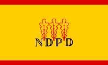 Parteiflagge der NDPD