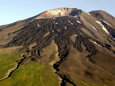 Gareloi Volcano is the apex of Gareloi Island in the Aleutian Islands of Alaska.