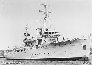 HMAS Warrnambool in 1941