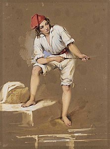 Young Italian Fisherboy